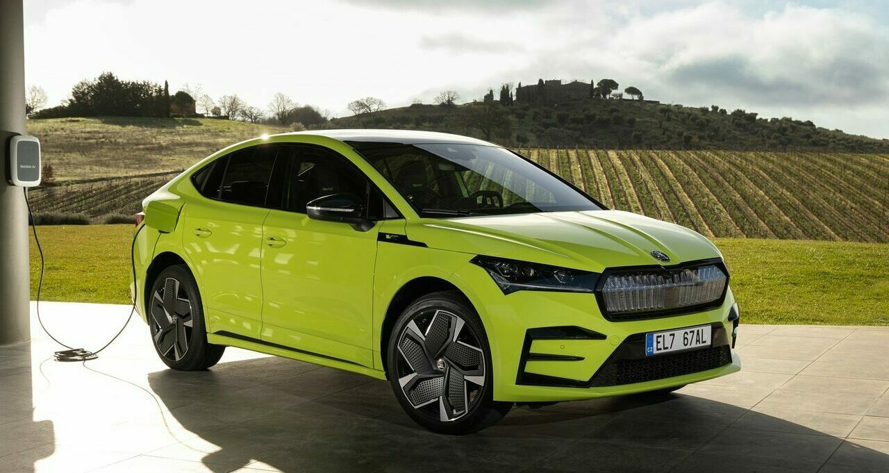 Skoda Enyaq Coupe RS med aerodynamisk design